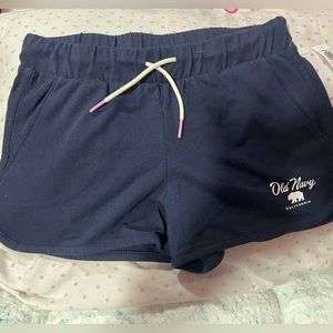 Navy blue girls shorts